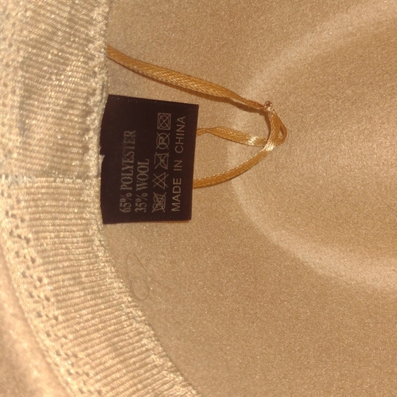 Tan Fedora Hat - Picture 4 of 4